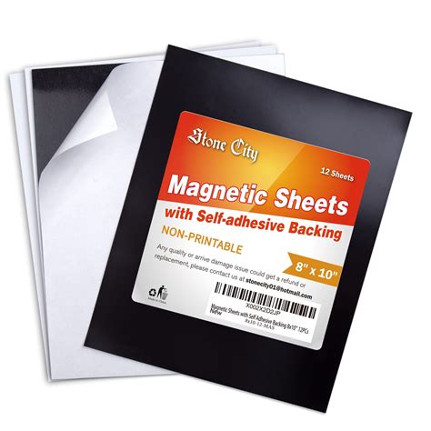 strong magnetic sheets with adhesive